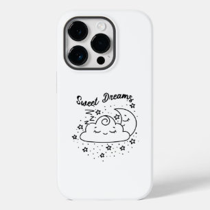 Coque Case-Mate iPhone Des Rêves Doux Dormir Lune Et Nuage Avec Étoiles