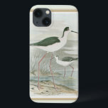 iPhone 13 Case Des tiltes noires au bord de l'eau<br><div class="desc">Cette impression d'art simple mais belle de deux pilotis à cou noir qui se tiennent au bord de l'eau par jour nuageux paraîtra parfaite sur n'importe quel produit Zazzle. Les couleurs neutres sont très relaxantes et feraient un grand ajout à votre maison ou bureau.</div>
