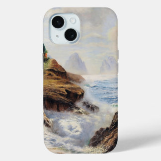 Coque Case-Mate iPhone Des vagues spectaculaires encerclent une côte roch
