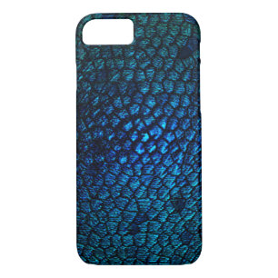 Case-Mate iPhone Case Design à échelle Dragon Bleu