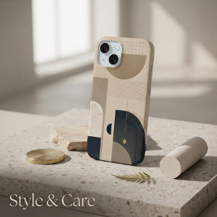 Coque Case-Mate iPhone Design abstrait géométrique minimaliste de luxe en