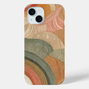 Coque Case-Mate iPhone Design Abstrait Rétro Vintage Bohème Terreux