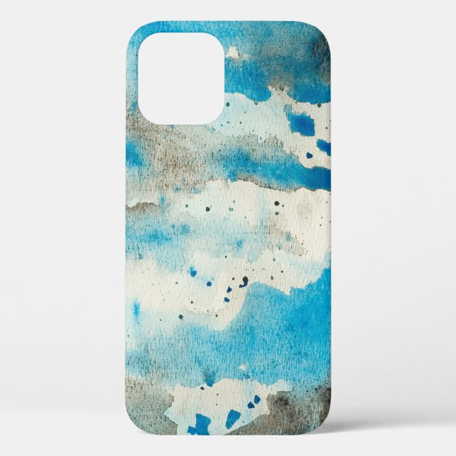 Coques Case-Mate iPhone Design arrière - plan aquarelle (Verso)