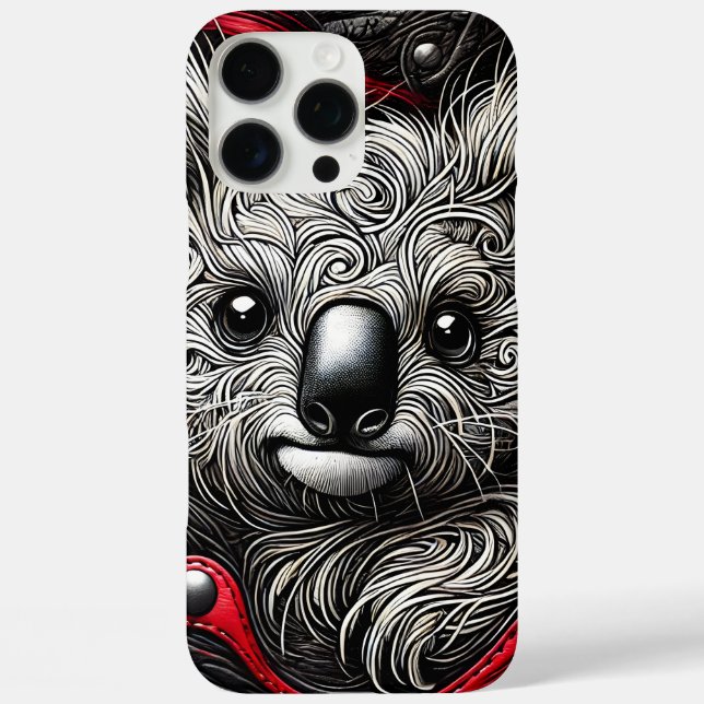 Coques Case-Mate iPhone Design artistique de l'ours Koala (Verso)