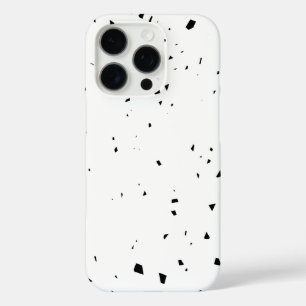 Coque iPhone 16 Pro Design artistique en noir et blanc