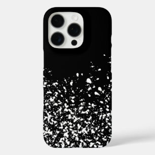 Coque iPhone 16 Pro Design artistique en noir et blanc