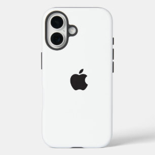 Coque Pour iPhone 16 Design blanc élégant pour les amateurs d'iPhone