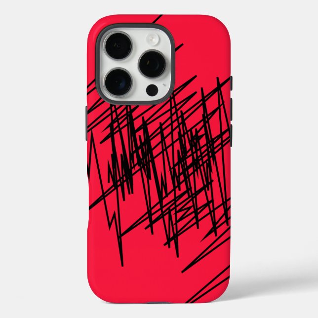 Coques Case-Mate iPhone Design chic sur rouge (Verso)