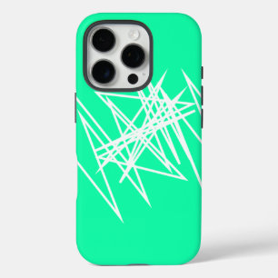 Coque iPhone 16 Pro Design chic sur vert