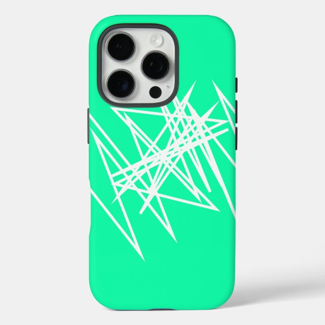 Coques Case-Mate iPhone Design chic sur vert (Verso)