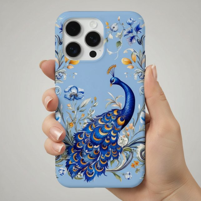 Coques Case-Mate iPhone Design Classique de Paon - Cadeau Élégant pour Ell (Créateur téléchargé)
