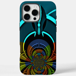 Coque iPhone 16 Pro Max Design coloré du Bouclier Masaï