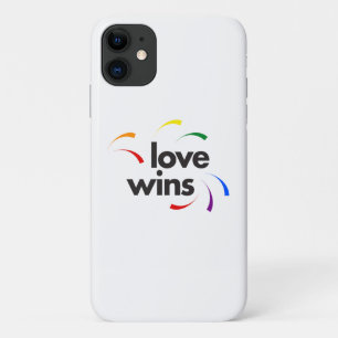 Case-Mate iPhone Case Design coloré, moderne, ludique de Love Wins