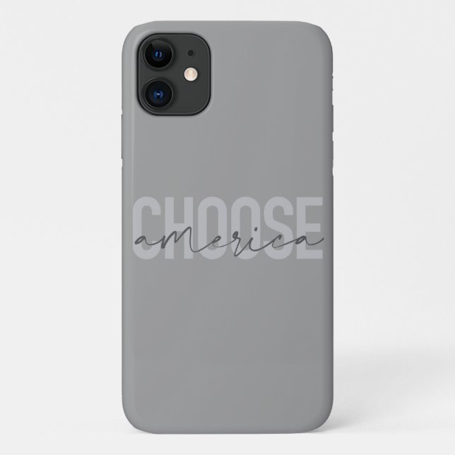 Coques Case-Mate iPhone Design cool simple, moderne et urbain Choisir l'Am (Dos)