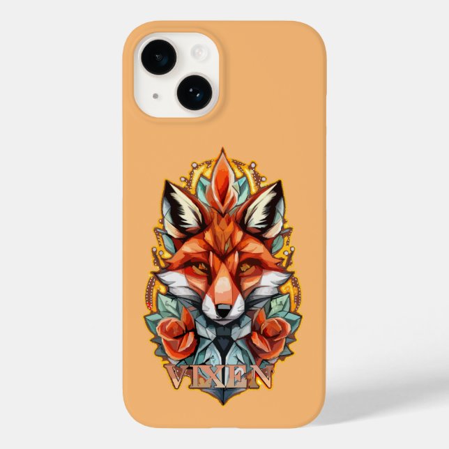 Coques Case-Mate iPhone Design d'art Vixen Fox (Verso)