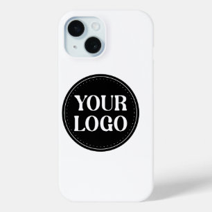 Coque Case-Mate iPhone Design de code QR noir élégant Marque élégante