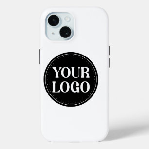 Coque Case-Mate iPhone Design de code QR noir élégant Marque élégante