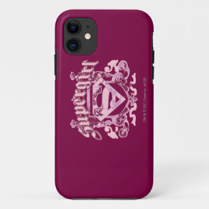 Coque iPhone 11 Design de crête Supergirl