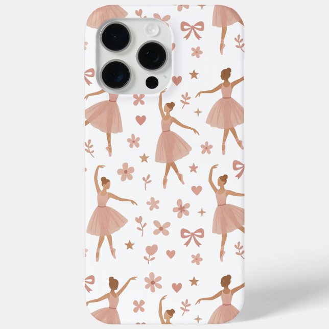 Coques Case-Mate iPhone Design de danse florale Balletcore (Verso)