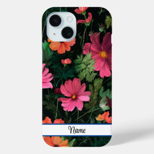 Coque Case-Mate iPhone Design de fleurs Cosmos rose