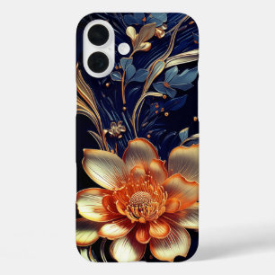 Coque Pour iPhone 16 Plus Design de fleurs d'art