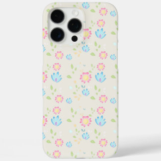 Coque iPhone 16 Pro Max Design de fleurs de printemps mignonnes