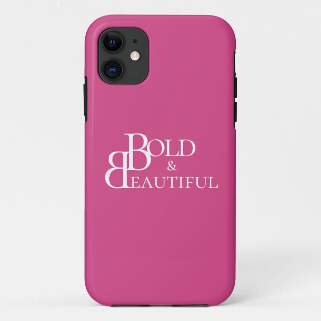 Coques Case-Mate iPhone Design de lettres monogrammes élégant (Dos)