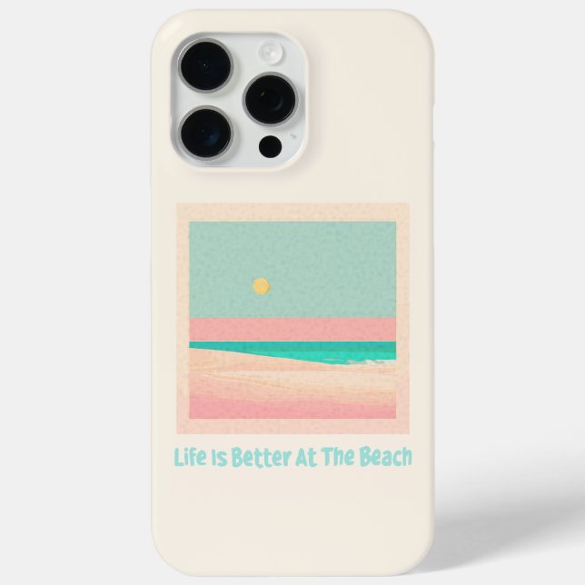 Coques Case-Mate iPhone Design de plage (Verso)