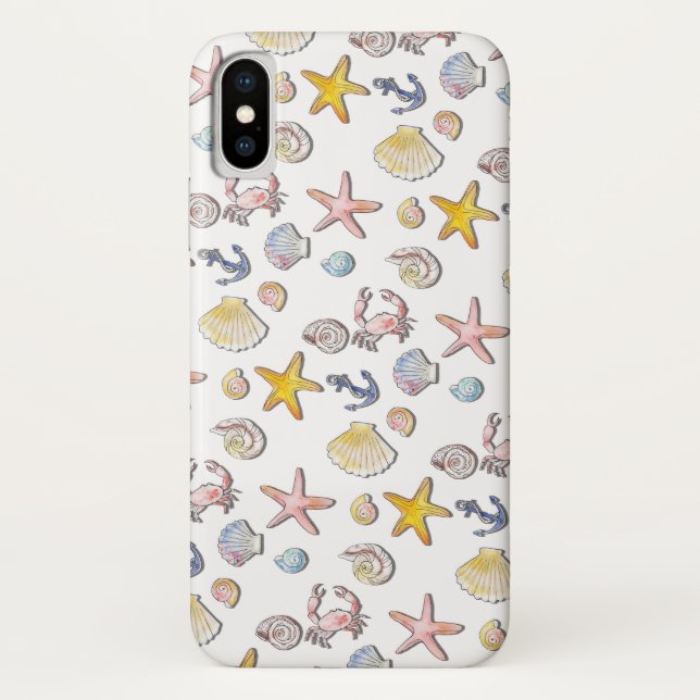Coques Case-Mate iPhone Design de plage simple et agréable (Dos)