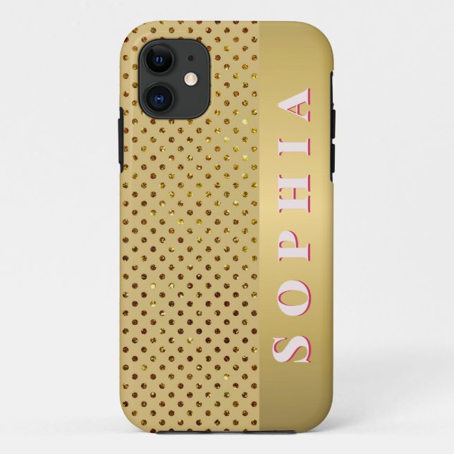 Coques Case-Mate iPhone Design d'or personnalisé pour une occasion spécial (Dos)