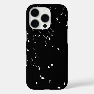 Coque iPhone 16 Pro Design élégant en noir et blanc