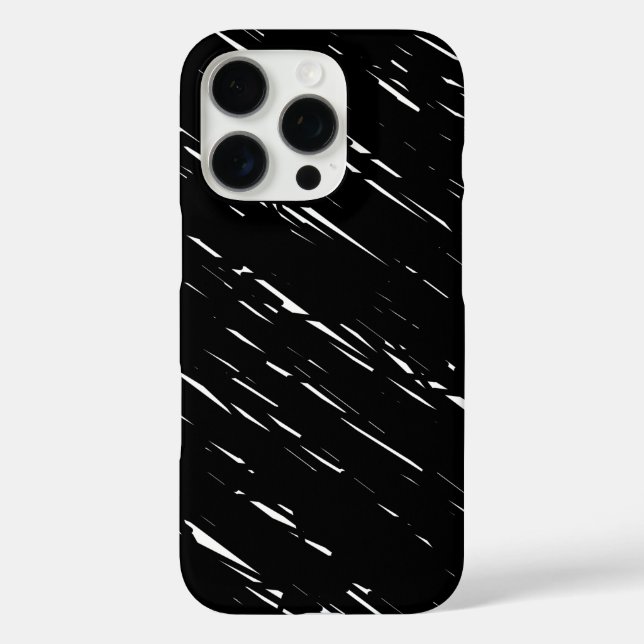 Coques Case-Mate iPhone Design élégant en noir et blanc (Verso)