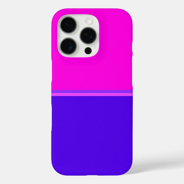 Coques Case-Mate iPhone Design élégant en rose chaud et violet (Verso)