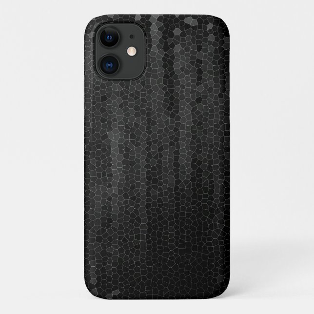 Coques Case-Mate iPhone Design élégant noir et gris (Dos)