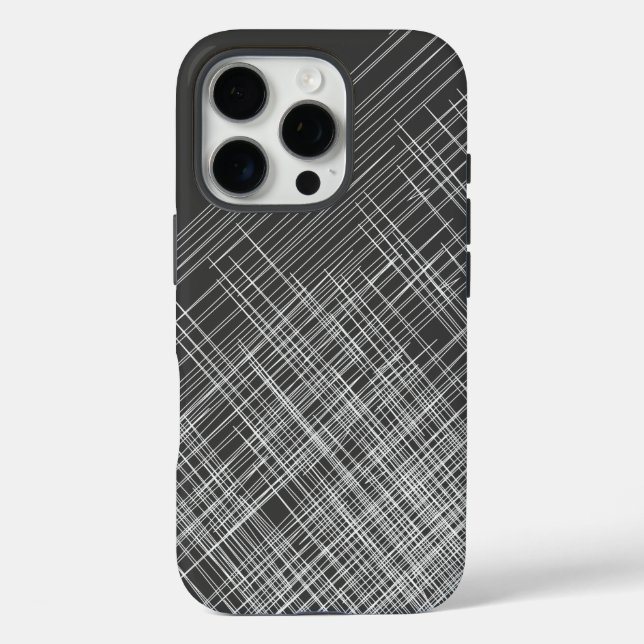 Coques Case-Mate iPhone Design élégant sur gris foncé (Verso)