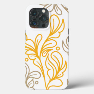 Case-Mate iPhone Case Design en feuille Boho d'or