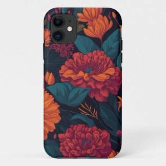 Case-Mate iPhone Case Design floral aux tons chauds