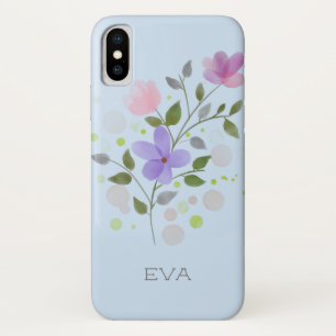 Case-Mate iPhone Case Design floral avec nom Eva