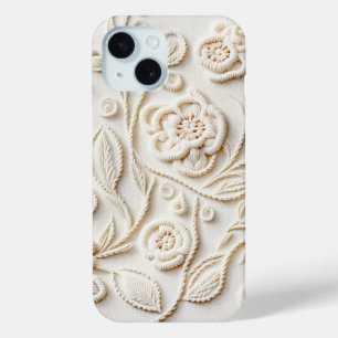 Coque Case-Mate iPhone Design floral ivoirien brodé