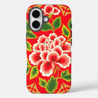 Coques iPhone 16 Design floral vintage
