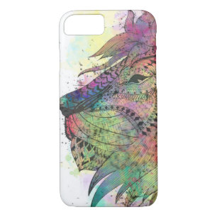 Coque iPhone 7 Design génial d'aquarelle tribale