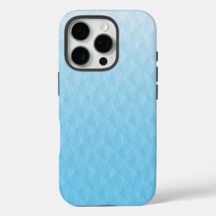 Coques iPhone 16 Pro Design géométrique Ombre Sky Blue élégant