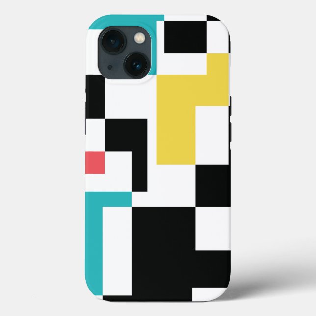 Coques Case-Mate iPhone Design graphique géométrique moderne, amusant et c (Verso)