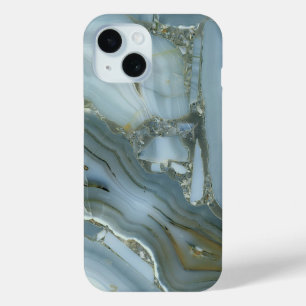 Coque Case-Mate iPhone Design Luxueux Marbre gris or intemporel