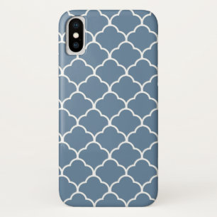 Coque iPhone X Design marocain gris français @ Emporiomoffa