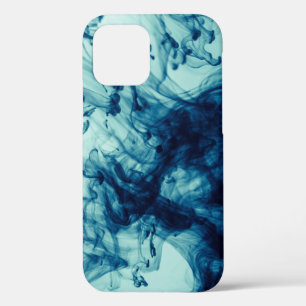 Case-Mate iPhone Case Design moderne Abstrait bleu liquide