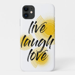 Case-Mate iPhone Case Design moderne, gai, tendance Live Laugh Love