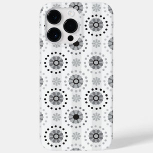 Coque Case-Mate iPhone Design moderne monochrome motif floral