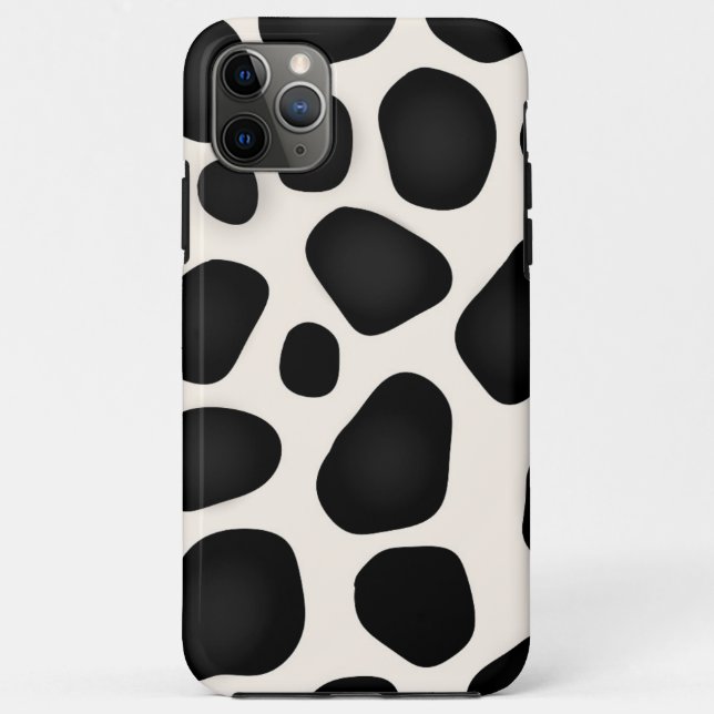 Coques Case-Mate iPhone Design moderne noir motif (Dos)