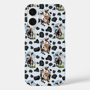 Coque Pour iPhone 16 Design Motif animal de vache